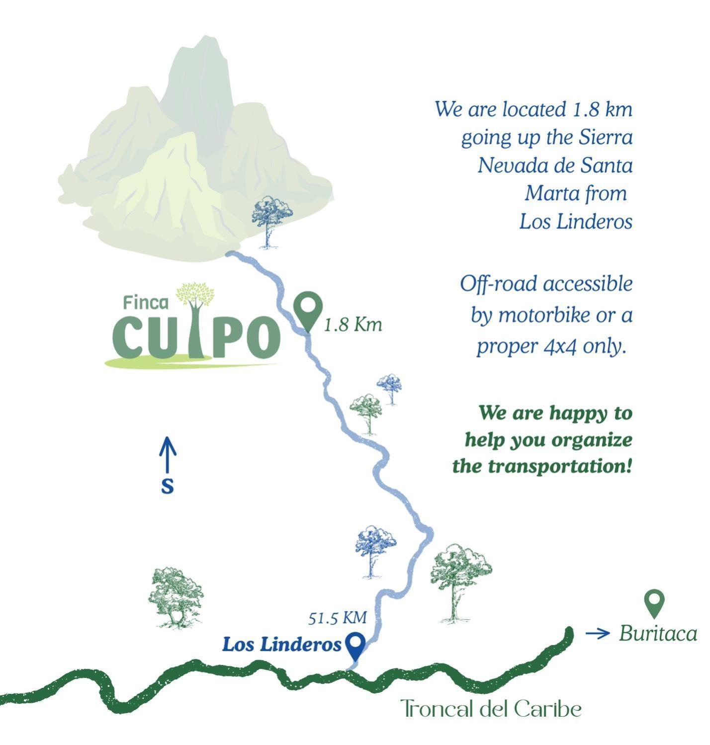 Finca Cuipo Buritaca Exteriör bild